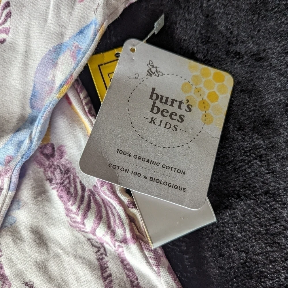 NWT Burts Bees Safari Pajama Top 5T